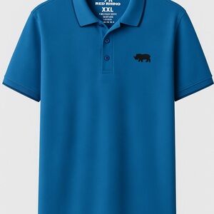Men's Classic Blue Polo Shirt